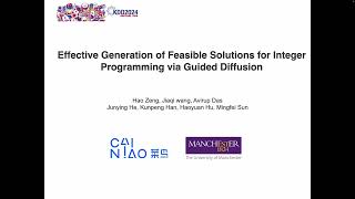 KDD 2024  Effective Generation of Feasible Solutions [upl. by Zirkle]