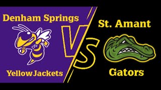 St Amant High vs Denham Springs  Football V  11724 [upl. by Sefton]