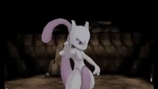 Pokemon XY  Catching Mewtwo battle and cutscene [upl. by Nylloc]