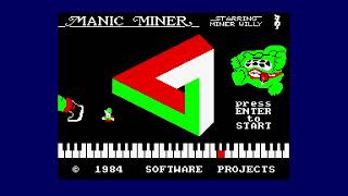 Manic Miner Title Music for the Amstrad CPC [upl. by Crofoot]