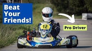 HOW TO WIN GO KARTING  Tips From A Professional Driver Kart Racing For Beginners [upl. by Benito]