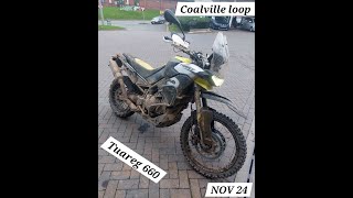 Coalville loop on Adventure bike Tuareg 660 [upl. by Cristiona724]