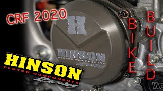 Hinson clutch installation Honda CRF 250r 2020 bike build pt3 [upl. by Aluk]