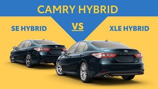 2020 Camry Hybrid XLE vs SE Light Show [upl. by Lasyrc]