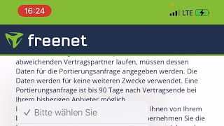 Freenet Rufnummern Portierung  So geht’s [upl. by Naliorf]