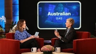 Emily Blunt and Ellen Play Heads Up [upl. by Enelra]