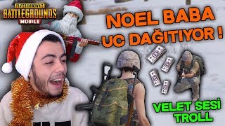 NOEL BABA UC DAĞITIYOR DİYEREK TROLLEDİM  PUBG Mobile [upl. by Sieber]