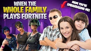 My Random Duos Entire Family Were Fans Of My Stream Fortnite Battle Royale [upl. by Nath92]