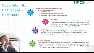 CSA Season Two Ep2  FDA Discusses Data Integrity amp CSA Application 12621 [upl. by Aislehc465]