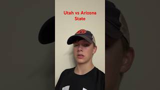 Utah vs Arizona State Game Prediction collegefootballfootballsports [upl. by Denten]