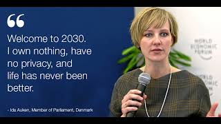 Welcome to 2030 I own nothing have no privacy and life has never been better  WEF  Ida Auken [upl. by Scheld]