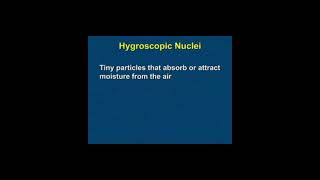 hygroscopic nucleisocial science 7th stdour earth [upl. by Erinna]