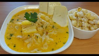 Sopa de Fideos con Queso  Receta de la Abuela [upl. by Kaslik]