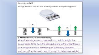 GCSE Physics Mass Weight Forces and Hookes Law [upl. by Yurt780]