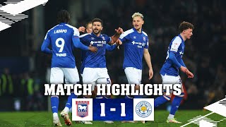 HIGHLIGHTS  TOWN 1 LEICESTER 1 [upl. by Cindee]