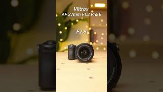 Aperture test of the Viltrox AF 27mm F12 Pro E lensphotography viltrox [upl. by Ativel]