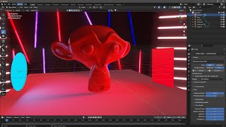 REDSHIFT BLENDER  Lesson 01  Interface Tools Materials Lights Environment Camera Render [upl. by Salokkin651]