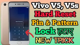 Vivo V5  V5s  Hard Reset  Pattern Unlock  Password Unlock  Without Pc  New Trick  2023 [upl. by Cavanagh]