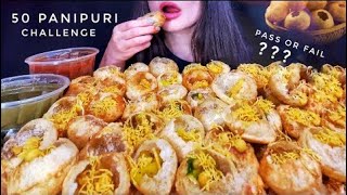 50 PANI PURI GOLGAPPA EATING CHALLENGE  INDIAN STREET FOOD  ASMR MUKBANG shorts [upl. by Jeunesse]