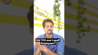 Did TCS layoff their Employees youtubeshorts shorts shortvideo [upl. by Nauqram]