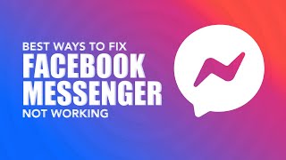 7 Best Ways to Fix Facebook Messenger Not Working [upl. by Esnofla]