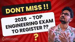 TOP 2025 ENGINEERING ENTERANCE EXAMINATION  DONT MISS TO REGISTER [upl. by Peggir369]