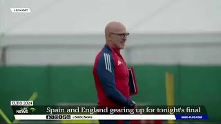 EURO 2024  Spain and England gearing for tonights final game [upl. by Fitting]