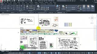 Furniture Layout plan Auto cad 2020 [upl. by Ahsemac423]