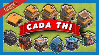 Trucos Para TODOS los Niveles de Ayuntamiento 🚀 Clash of Clans 17 [upl. by Brower]