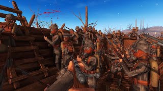 Epic WW1 Fortress Defense in Unity Game Rising Front [upl. by Ramos]