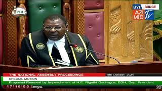 Drama ERRUPTS after Wetangula asks Gachagua to apologize over remarks about Parliament DP DECLINES [upl. by Ellinger]