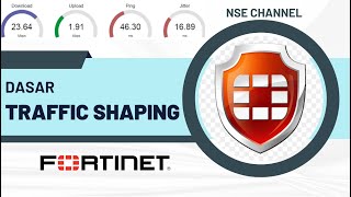 Limitasi Bandwith dengan Traffic Shaping di Fortigate Firewall [upl. by Yecies]