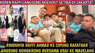 RINDUNYA RAFFI AHMAD KUMPUL BERSAMA RAFATHAR DAN CIPUNG SAAT TIBA ANDARA [upl. by Liebman]