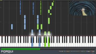 Sword Art Online Opening 1  Crossing Field Piano Synthesia [upl. by Garate]