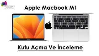 APPLE MACBOOK M1  SİLVER  KUTU AÇMA VE İNCELEME  FHD [upl. by Odnalor]