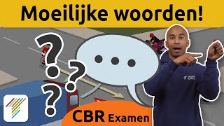 Moeilijke woorden die je MOET kennen  CBR Theorie examen 2023 [upl. by Gore]