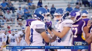 Washburn Rural at Topeka West highlights [upl. by Irelav]