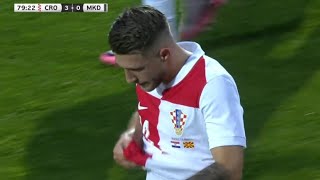 Croatia vs North Macedonia 30 Marco Pasalic amp Lovro Majer score in win for Croatia Match recap [upl. by Raquela969]