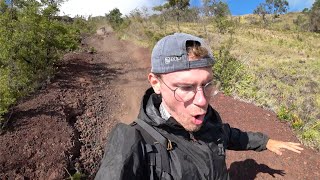 Sliding Down Volcano Inerie on Flores 🇮🇩 [upl. by Enirol]