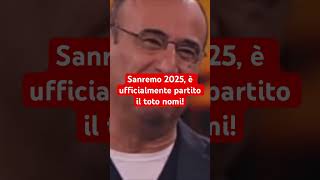 Sanremo 2025 è ufficialmente partito il toto nomi [upl. by Marcel]