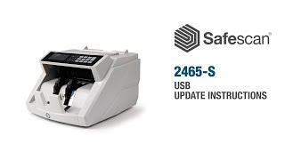 Safescan 2465S USB Update Instructions [upl. by Latsyrhc]