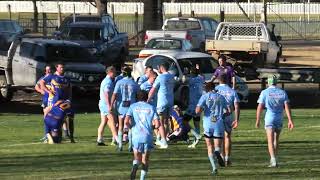 Coonabarabran Unicorns Vs Gulgong Terriers First Half round 6 [upl. by Wilfrid317]