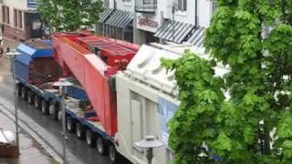 Schwertransport Wehr  Trafo mit 300t [upl. by Maje]