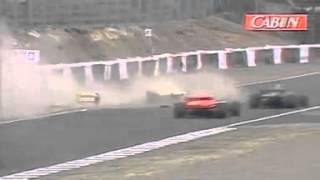 Formula Nippon 2000 Suzuka Ralph Firman Crash [upl. by Aidnis]