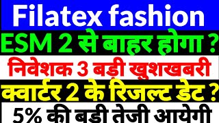 Filatex fashion Share Latest NewsFilatex fashion stockFilatex fashion share news in hindi 2024 [upl. by Mihe58]