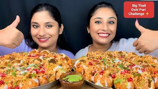 Biggest Dahipuri 😋Thali Eating Challenge Huge Eating 😋challenge [upl. by Akemet456]