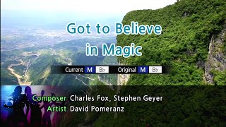 Got to Believe in Magic  David Pomeranz Karaoke Version [upl. by Aneloj]