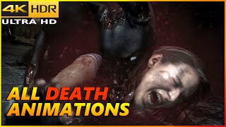 Resident Evil 3 Remake PS5™ All Enemies Death Animations  Game Over Screens 4K 60fps HDR [upl. by Bouchier541]