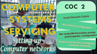 CSS NC II COC2  COMPUTER SYSTEMS SERVICING  SET UP COMPUTER NETWORKS [upl. by Kabab831]