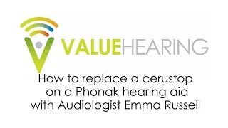 How to replace a cerustopwax filter on a Phonak Marvel hearing aid [upl. by Anihsak685]